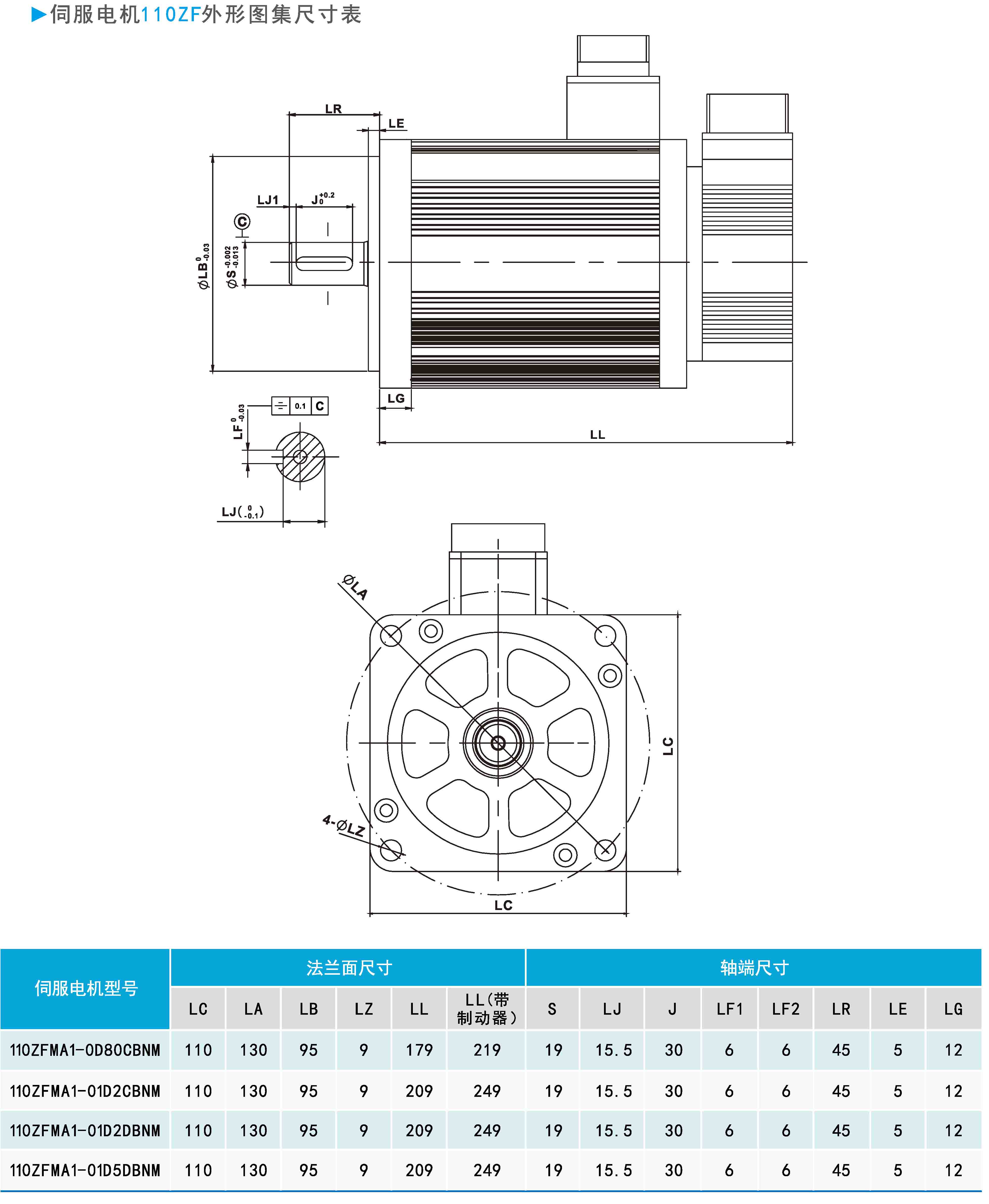 110ZF系列通用型伺服電機外形圖及尺寸表.jpg